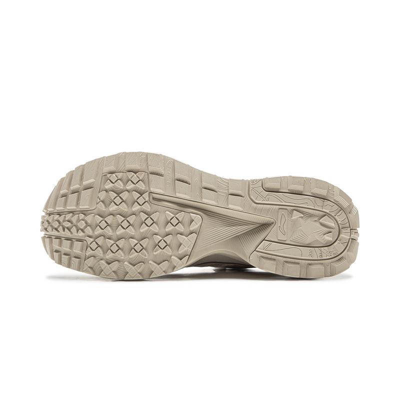 New LiNing CF Su Xingchuan Shock Absorbers Slip Resistant Breathable Low top Hiking Shoes Unisex Gravel White Gray AHTU023-17