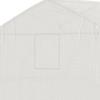 Garden Tunnel Greenhouse 10.4 m² Anti-UV Garden Greenhouse Roll-Up Zipped Door Mesh Windows 350 x 300 x 200 cm White