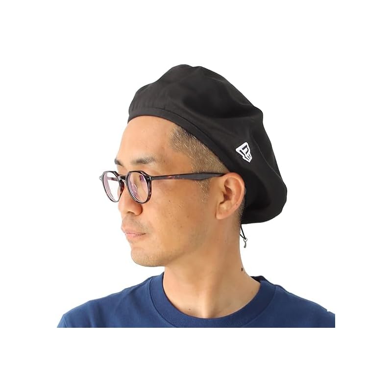 

[regnuu] new era NEW ERA beret men s ladies big size beret Beret black × white 60564500 S/M (approx. 57cm) L/XL (approx. 61cm) Cotton cotton (JP,