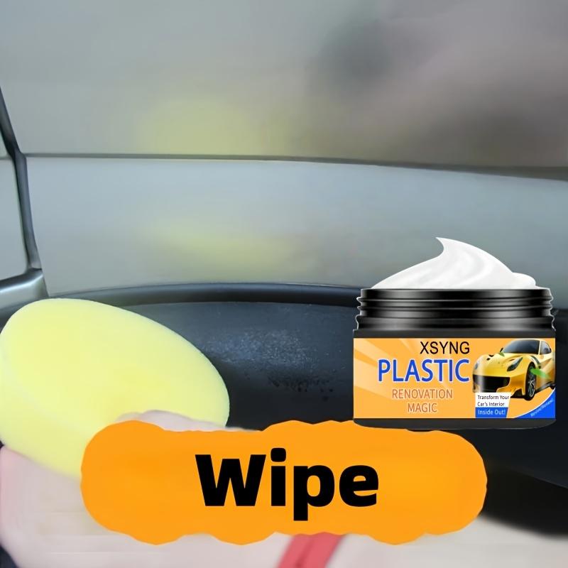 Leather Repair Wax, Automotive Plastic Parts and Decorative Repairs, Applying and Wiping To Restore the Original Color of Plastic and Rubber
