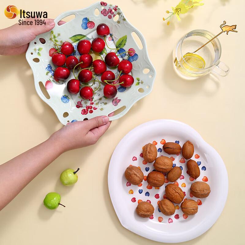 Wuhe Melamine Round Fruit & Snack Plate