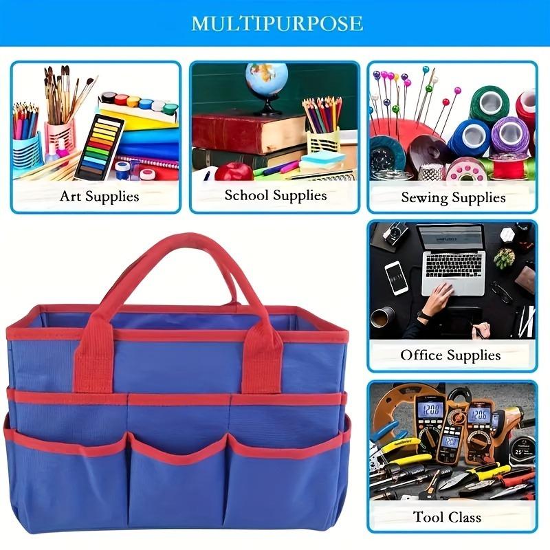 1pcs Multipocket Storage Bag Large Capacity Craft Sewing Organizer Portable Foldable Handbag Fashionable handbags