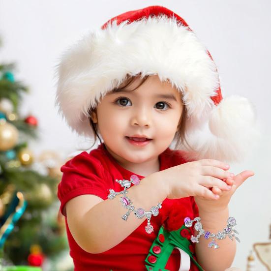 Bracelet DIY Advent Calendar 2025 Bracelet Making Kit Christmas Charm Beads Countdown Calendar Jewelry Making Kit for Adults Teens Girls Xmas Gifts