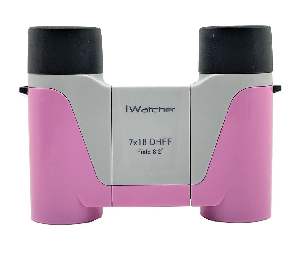 iWatcher 7x18" DHFF Binoculars - No Focusing Required Just Look Through Perfect for Outdoor Activities, Bird Watching, and Concerts. Includes Strap.