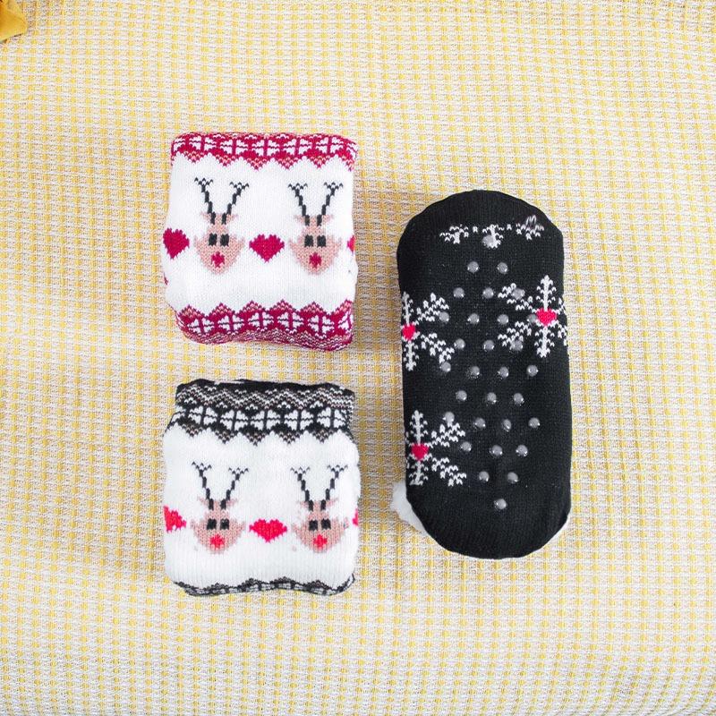 Thickened and Flannel Warm Floor Socks for Women, Autumn and Winter Sleeping, Warm Foot Socks, Anti Slip Plush Foot Covers
