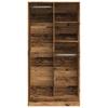 Wardrobe with Vintage Wood Look 100 x 50 x 200 cm Engineered Wood