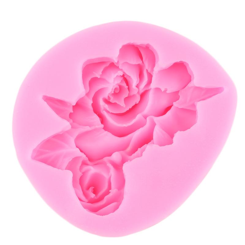 DIY Flower Silicone Mould Gardenia Plumeria Fondant Moulds Cake Decorating Tools Cupcake Candy Resin Clay Moulds Chocolate Gumpaste Mould