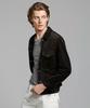 Designer Men's Black Warm Soft Suede Stylish Handmade Genuine Leather Shirt Casual Fashionable