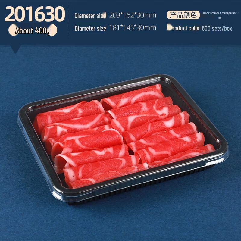 Disposable Plastic Meat Roll Packaging Boxes