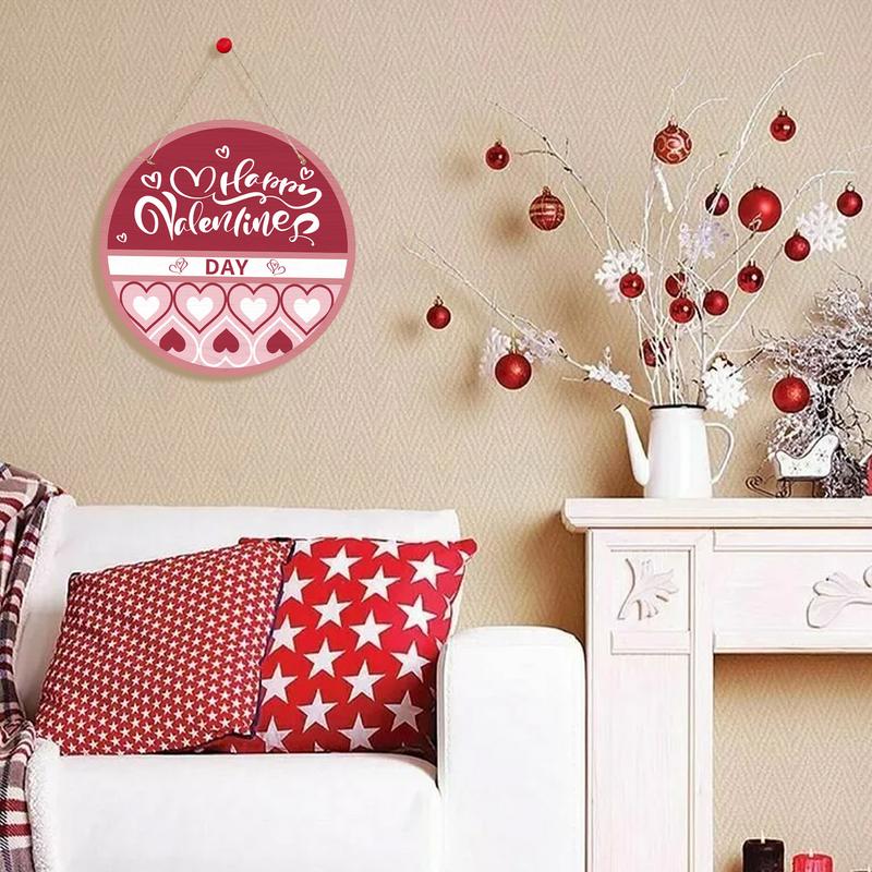 Happy Valentines Day Sign Happy Valentines Day Decor Sign Valentines Day Love Letter Door Sign for Porch Wall Window Farmhouse