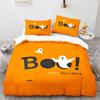 Halloween Boo Duvet Cover Cartoon Eyes for Kids Teens Adults Gift Little Monster Ghost Polyester Quilt Cover Bedroom Decoration