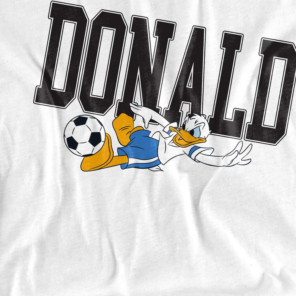 Disney Unisex Adult Kick Donald Duck Football T-Shirt