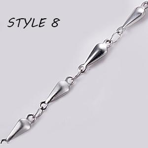 

1Pc Length 18cm-100cm Stainless Steel Long Hand-made Chain Necklaces For Women Silver Color Heart Necklace Ladies Jewelry 18cm