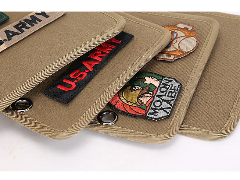 Tactical Velcro Patch Display Board - Military Organizer & Storage Pad