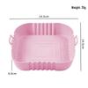 Silicone Baking Pan - High Heat Resistant, Easy to Clean, Round Mold for Air Fryers