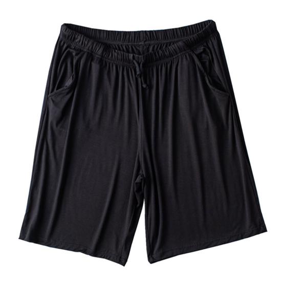 Modal Summer Pajama Shorts Stay Cool Comfortable Solid Color All-match Drawstring Shorts Men Accessories