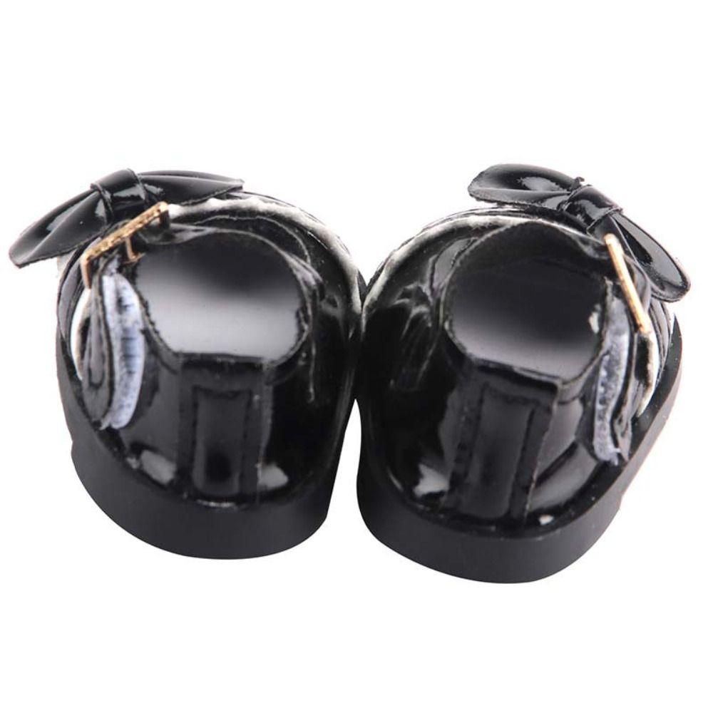 PU Leather PU Leather Bow Shoes Boots Shoes Doll Shoes Boots Doll Leather Shoes  Body Dolls