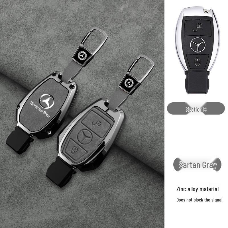 Luxury Mercedes Key Cover for C260L, C200L, GLC300L, E300L & 2024 S-Class