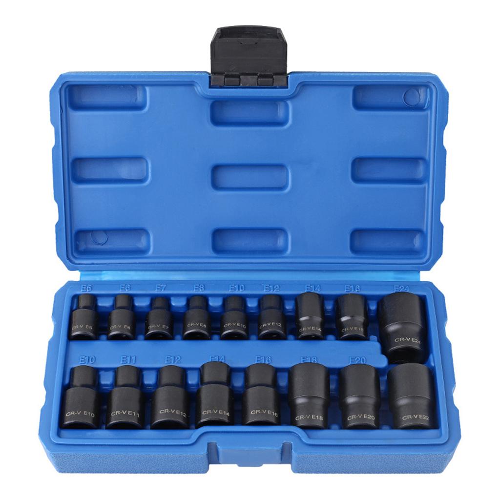 Bolt Nut Driver Bit 1/2inch 3/8inch Drive Hexagonal Shank Wrench Socket Screw Driver Set for Power Tool