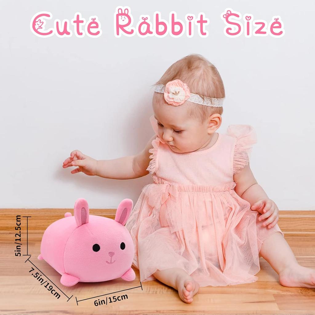 Pink Plush Bunny Mascot Teddy Bear Cuddly Toy Soft Toy