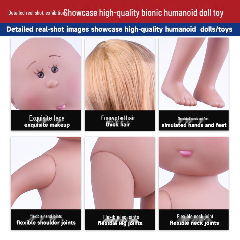 Bambola Patata Nuda Mia Spanish Waldorf Fatta a Mano 24cm Set Fai da Te