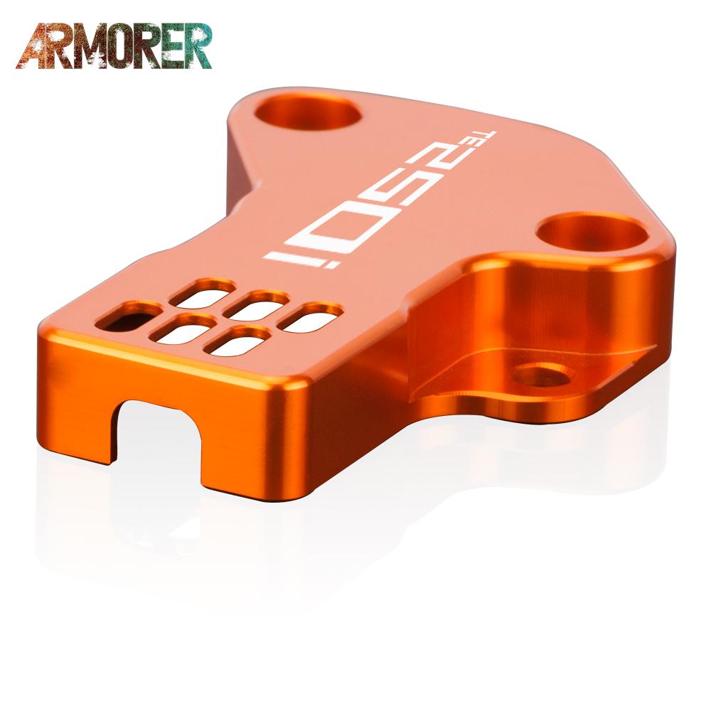 Motorcycle CNC Aluminum Accessories Sensor Guard Cover Protector For TE250I TE 250I TE250 i TE 250 i 2018