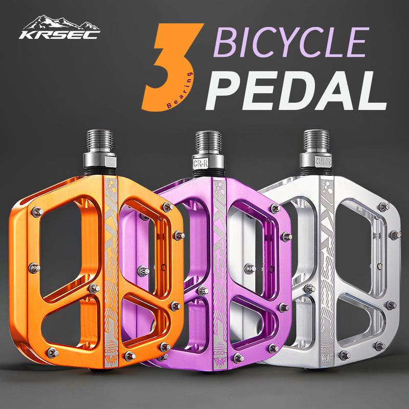 Bike Pedals Mountain Bike Pedal 9/16 Inch Lightweight Bicycle Platform Flat Pedal for BMX MTB Adult Road Bi