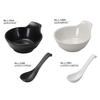 Pearl Metal Ceramic Rice Spoon for Rice Porridge, Black, L-1002
