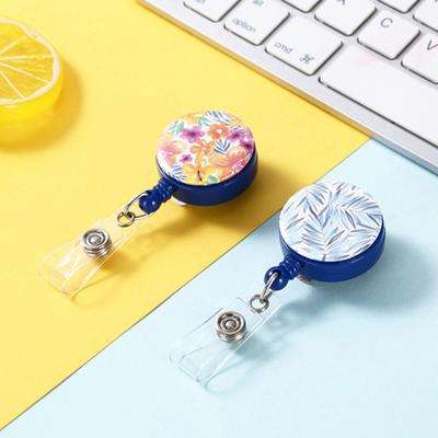 Employee Name Name Card Work Card Clips Decorative Badge Reel Badge Holder Nursing Retractable