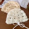 Korean Style Knitted Hat Hollow Design Crochet Hat Fashion Beanie Cap  Spring