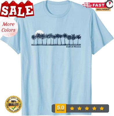 Golf von Mexiko Vintage 70er Retro Throwback Design T-Shirt