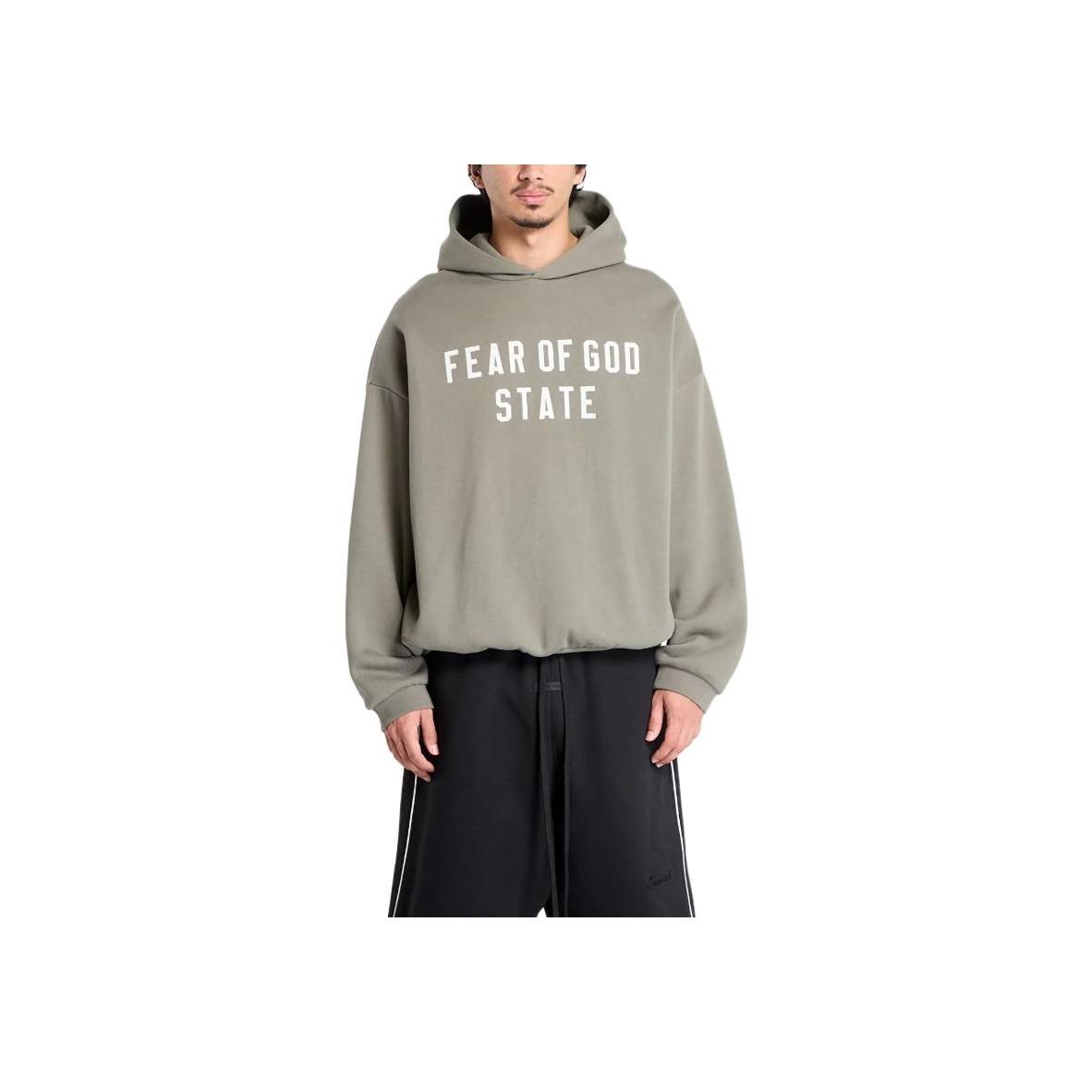 Fear of God Essentials Худи 90-х Мох Мужские Топы Бежевый 192SP256217F XL 7790₽