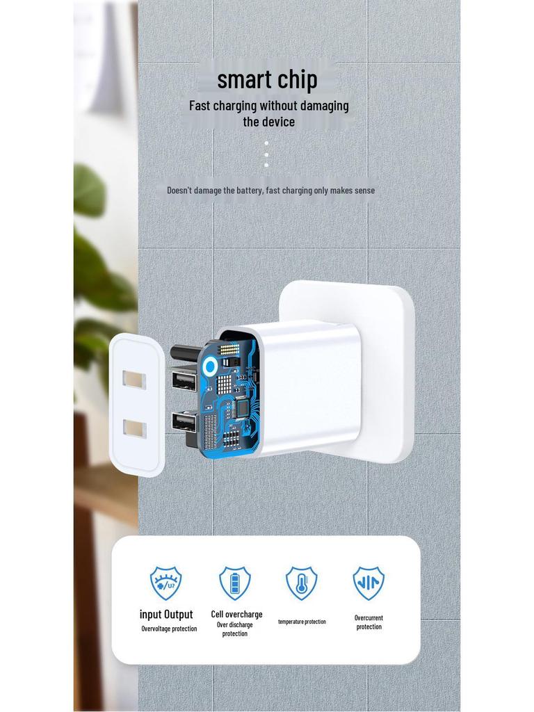 Universelles 5V/2A Multi-Port-Ladegerät für Xiaomi-, Apple- und Huawei-Handys