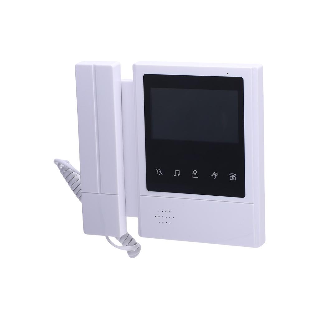 Video Door Phone System 4.3 Inch Touch Monitor Wired Video Intercom Doorbell Kits Telephone Style Door Intercom