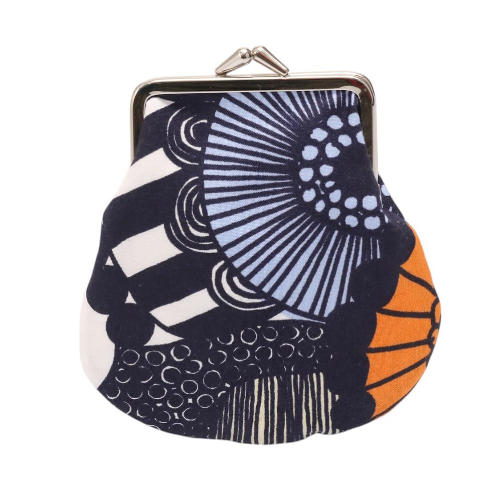 Marimekko PIENI KUKKARO SIIRTOLAPUUTARHA КОШЕЛЕК, Кошелек на молнии, Кошелек, Кошелек для монет, 74342 123, Синий [Б/у]