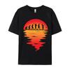 Evolution Fishing Sunset Graphic T-Shirt
