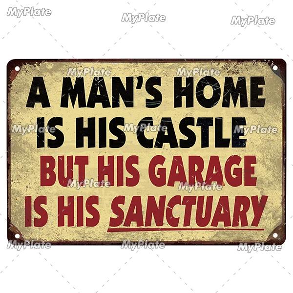 Dad's Garage Metal Sign Tin Sign Vintage Decor Room Decoration Metal Plaque Man Cave Bar Sign Poster Home Decor Custom
