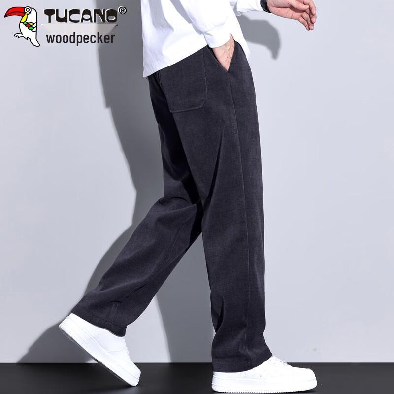 Tucano Men's Warm Corduroy Wide-Leg Casual Pants
