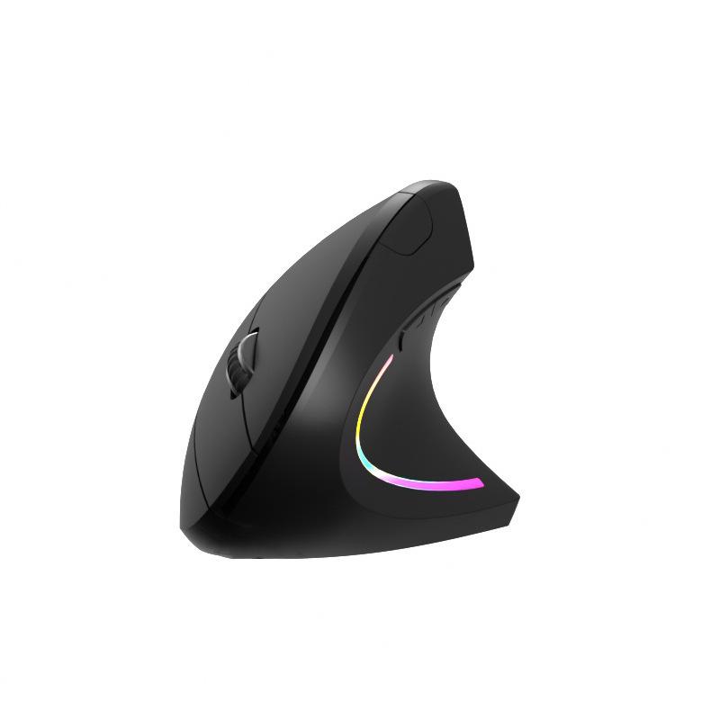 Ergonomic Optical Bluetooth Vertical Mouse with Side Buttons, Power-Saving, Long Battery Life for Gaming and Office Use.
