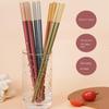 5 Pairs Reble Chopsticks, Multi-purpose Durable Household Plastic Cute Ice Fog Multicolor Chopsticks Non-Slip 9.5 inch/24cm for Family, Hotel,