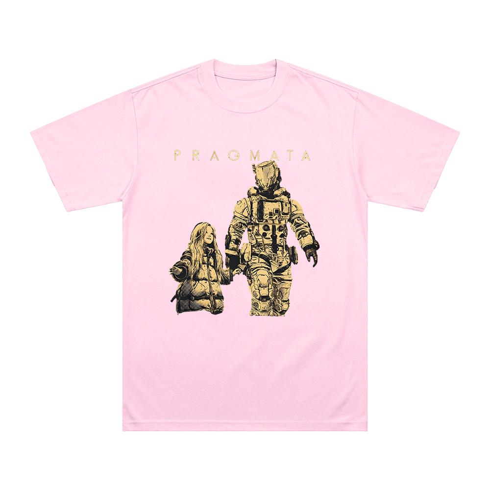 Pragmata Videospiel Astronaut Grafik T-Shirt Gamer Geschenk Hohe Qualität Reine Baumwolle T-Shirts Mode Unisex Bequeme Lockere Kleidung