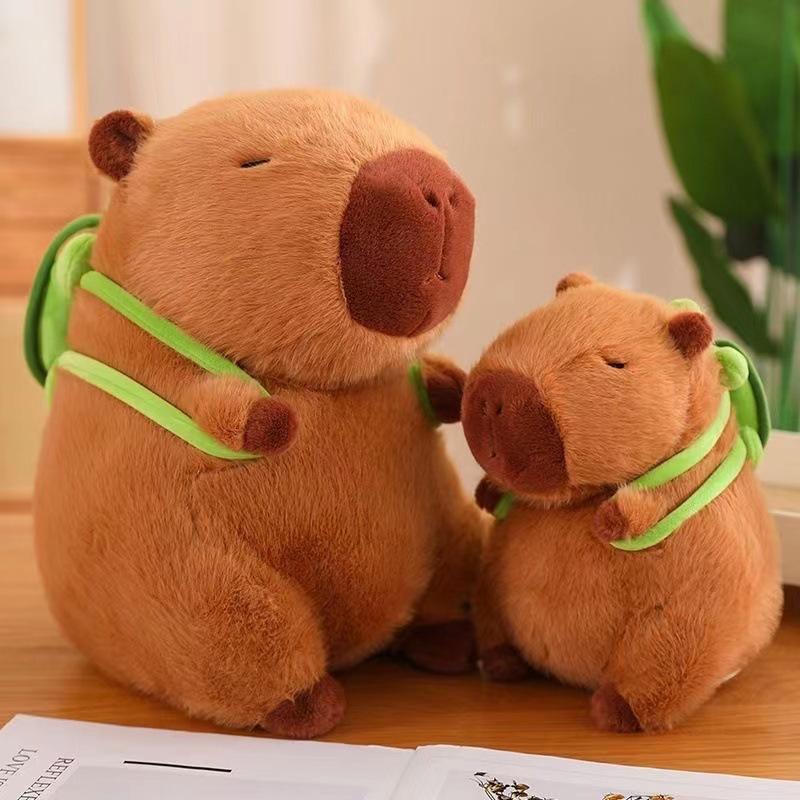 23Cm Capybara Plush Simulation Capibara Anime Fluffty Toy Cute Doll Stuffed Animals Soft Doll Plush Christmas Thanksgiving Gift