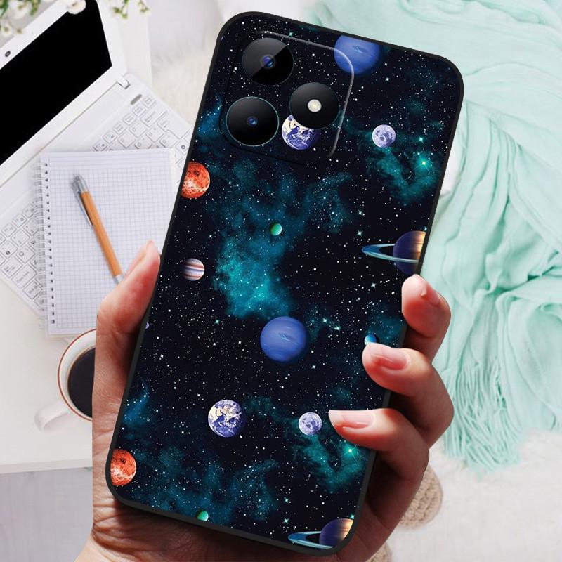 For Realme Note 50 Case TPU Silicone Shockproof Cat Phone Cover For Realme Note50 Funda RMX3834 Cool Printing Soft Coque Cute