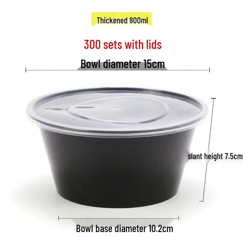 Disposable Round Plastic Food Container