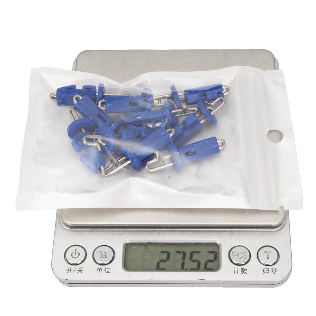 10 Stück Meeresfischköder-Clips, Angelhaken, Schnellverschluss-Clips