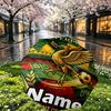 Custom Name Personalized LFC Print Umbrella, Auto Open Close, 8‑Rib Sturdy Frame, Commute Camping Hiking Use, Birthday Gift
