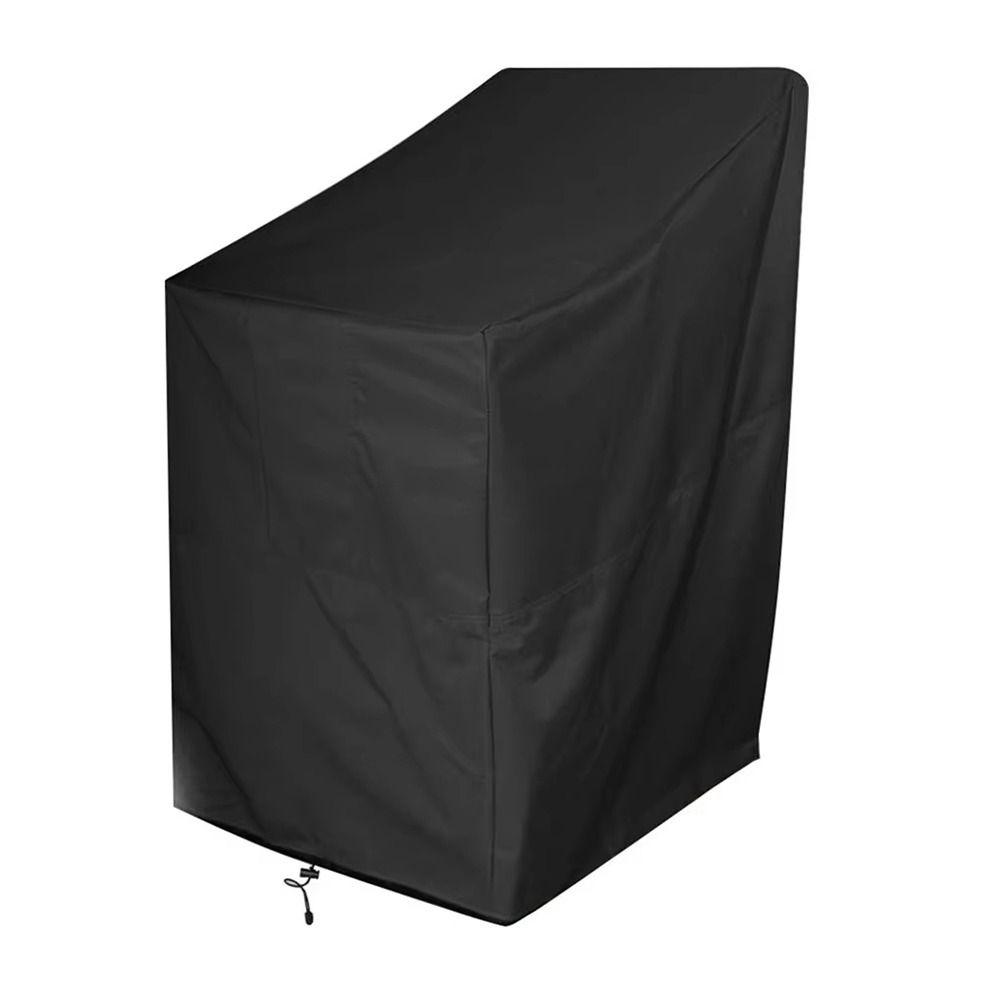 1Pcs Single Chair Garden Chair Cover 210D Polyester Cloth Outdoor Dustproof Cover Stacking Waterproof Chair Protector
