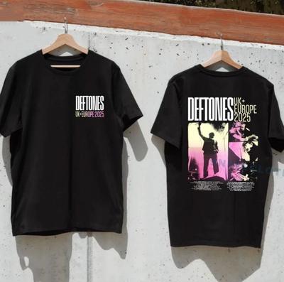 Deftones UK + Evropa 2026 Tour Merch Tričko Všechny velikosti S-5XL