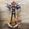 28cm Yugi Muto Figure Dark Game Dimensional Duel Monsters Action Figures Pvc Model Statue Collection Ornament   Kids Toy Gifts