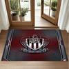 OGC Nice FC Design Crystal Velvet Rug Soft Decorative Mat for Bedroom Entrance